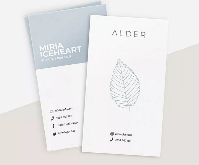 小小名片的设计要求