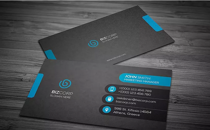 小小名片的设计要求